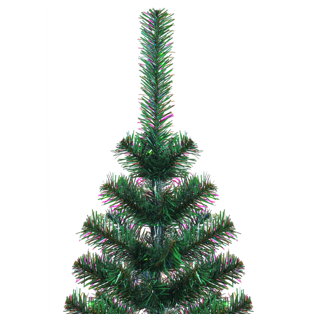 Vidaxl Artificial Christmas Tree with Iridescent Tips, Green, 150 Cm