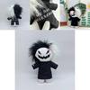 Zxc Cat Plush Halloween Black And White Grinning Cat Stuffed Toy 27cm/10.62in Height