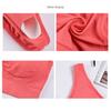 Pure Women Color Plus Size Ultrathin Large Bra Sports Bra Full Bra Tops Cup