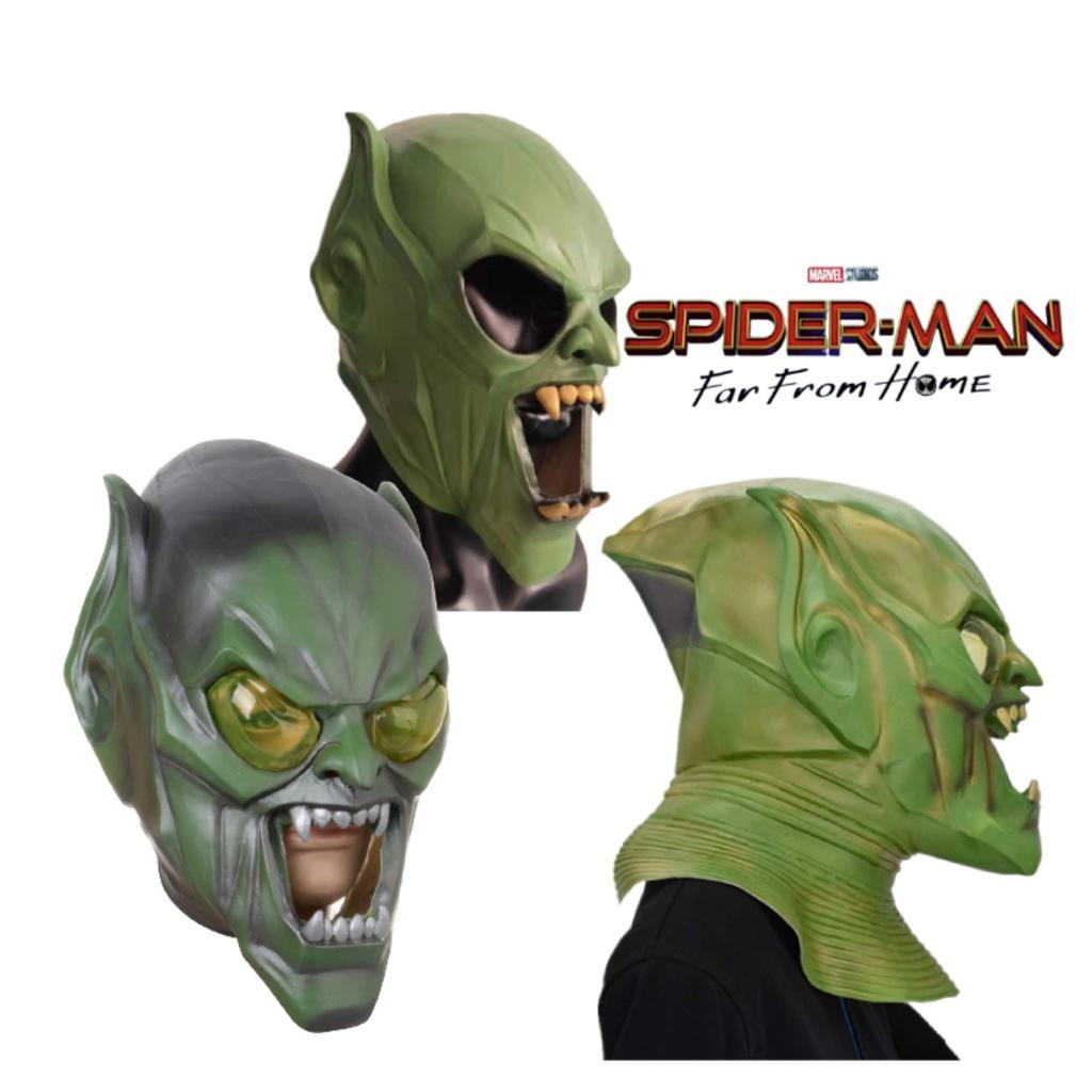 Hero Expedition Green Devil Mask Party Latex Facial Mask Goblin Mask Characters)