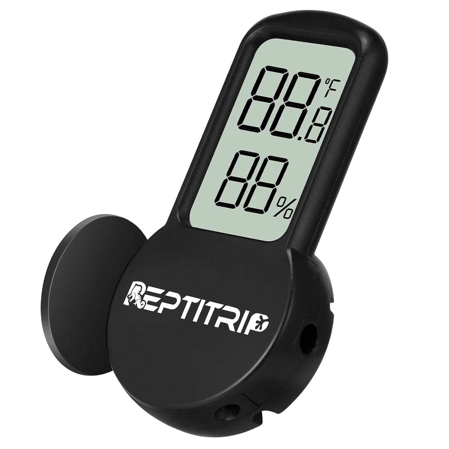 Reptile Thermometer, Hygrometer for Reptile Tank, Hygrometer Thermometer with Digital LCD Display, Support for Fahrenheit and Celsius, with Two