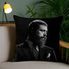 P-Post M-Malone Pillow Case Home Dorm Chair Back Short Plush Double-Sided Printing Office Nap Time Cushion Cover