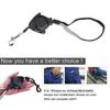 Automatic Retractable Leash Pet Training Lead Ergonomic Handle for Easy Control Telescopic Traction Rope Black