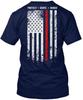 Firefighter S Wife - Protect Serve Honor TTshirt Made In the USA Size To 5XL