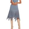 Sommer Damenmode Schlank Sexy Unregelmäßiger Mesh-Plisseerock