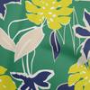 oneOone Cotton Flex Blue Fabric Abstract Tropical Floral Dress Material Fabric Print Fabric By The Yard 40 Inch