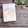 Love Heart Groups Metal Cutting Dies DIY Scrapbooking Embossing Paper Photo Album Crafts Templates Mould Stencils