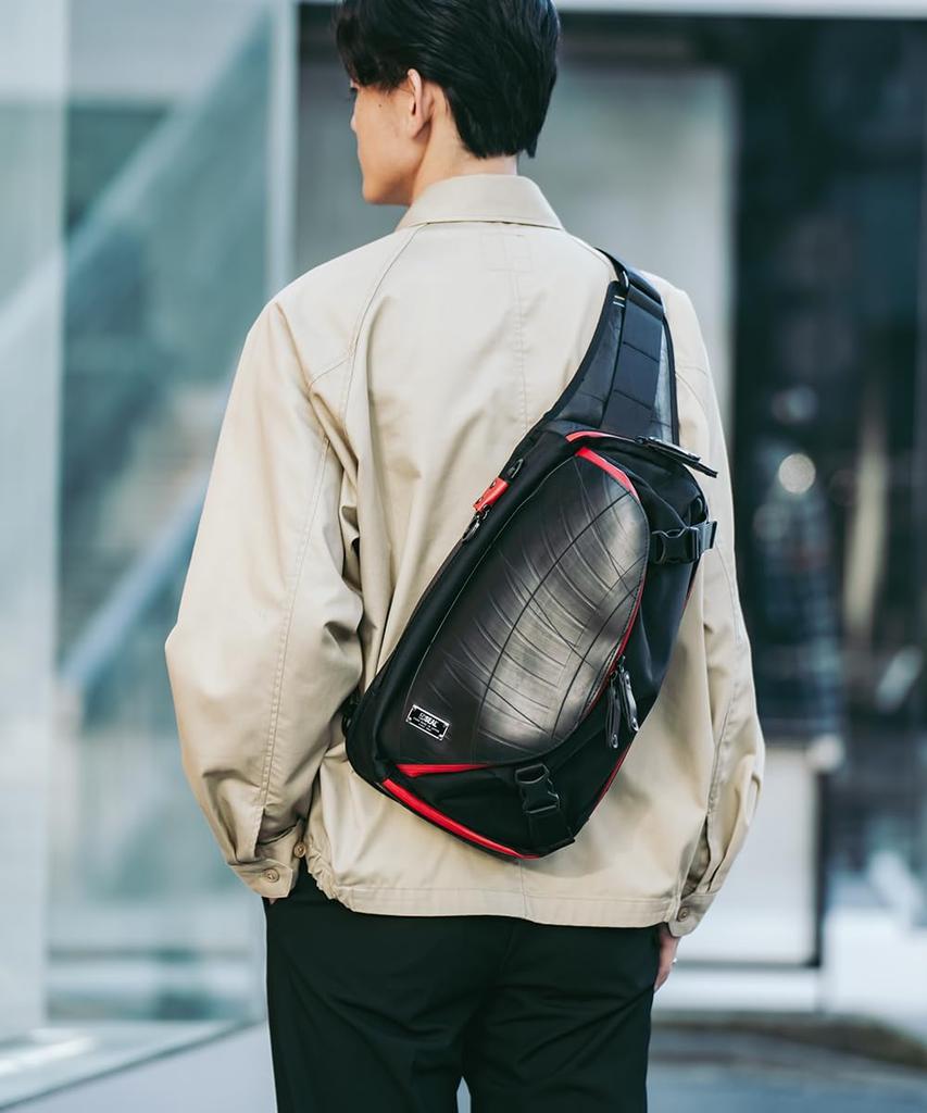 SEAL One Shoulder Bag Body Bag Expandable Large Capacity Waterproof Crossbody Bag Made In Japan Men's PS-153RD