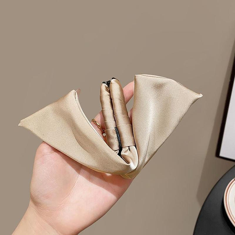 

Корейский бант заколка-краб для волос банан для девочек лента заколки шпилька аксессуары для волос головной убор женщины шампанского