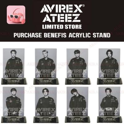 AVIREX x ATEEZ Pop-up LIMITIERTER STORE KAUF-VORTEILE ACRYL-STÄNDER OFFIZIELL