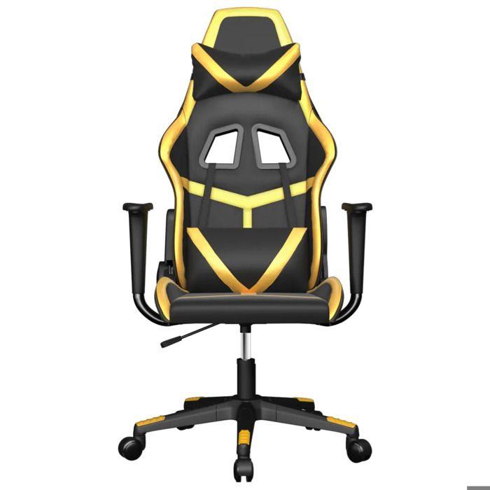 Chaise Gaming de massage vidaXL