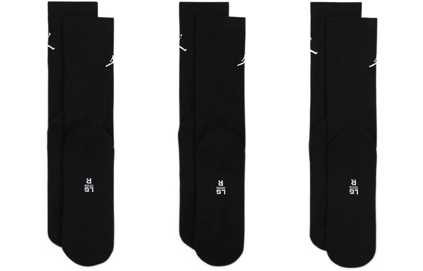 Носки Jordan Everyday Crew 3 пары DX9632-010 M