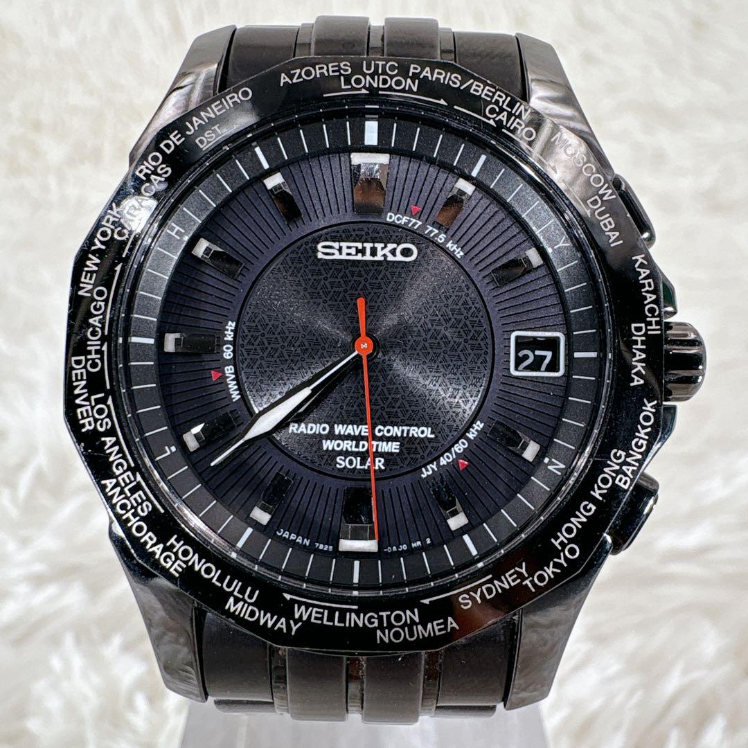 

[USED] Seiko Brightz World Time Titanium All Black