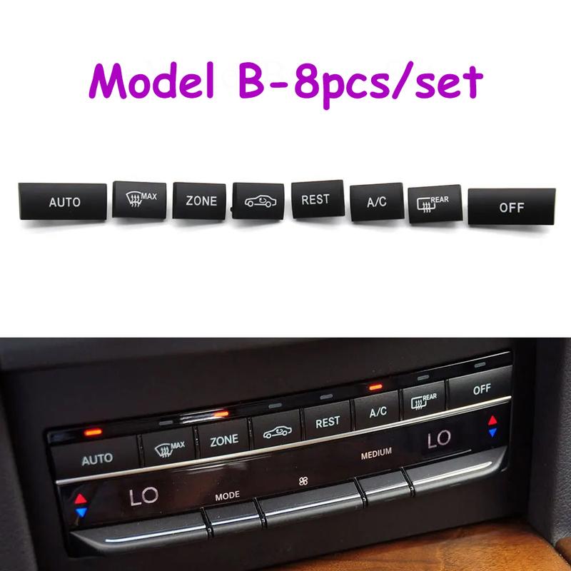 W212 W207 Armaturenbrett AC Heizung Klimaanlage Knopf Schalter Abdeckung Klima Temperaturregelung Kappen Für BENZ E-Klasse