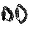 Portable Motorcycle Helmets Lock Bike 4-Digit Combination Cable Lock Padlocks