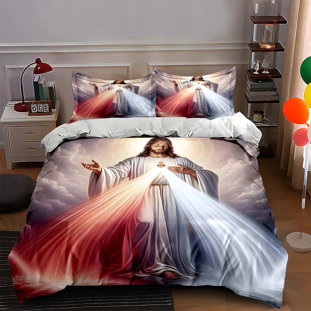 

Radiant divine figure. Bedding Duvet cover sets Duvet covers Pillowcases gifts (1 * Duvet Cover 2 * Pillowcases, without duvet insert) 135x200cm
