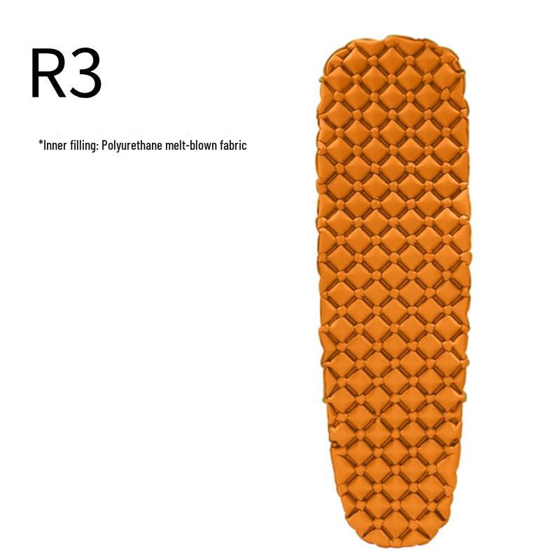 High-R Inflatable Sleeping Pad: Ultra-Light, Moisture-Proof TPU Air Mattress for Single Person Camping 190*58*5cm