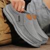 Summer Mens Casual Shoes Breathable Man Loafers Lightweight Canvas Shoes Comfortable Half Slippers Slip On Male Walking Sneakers