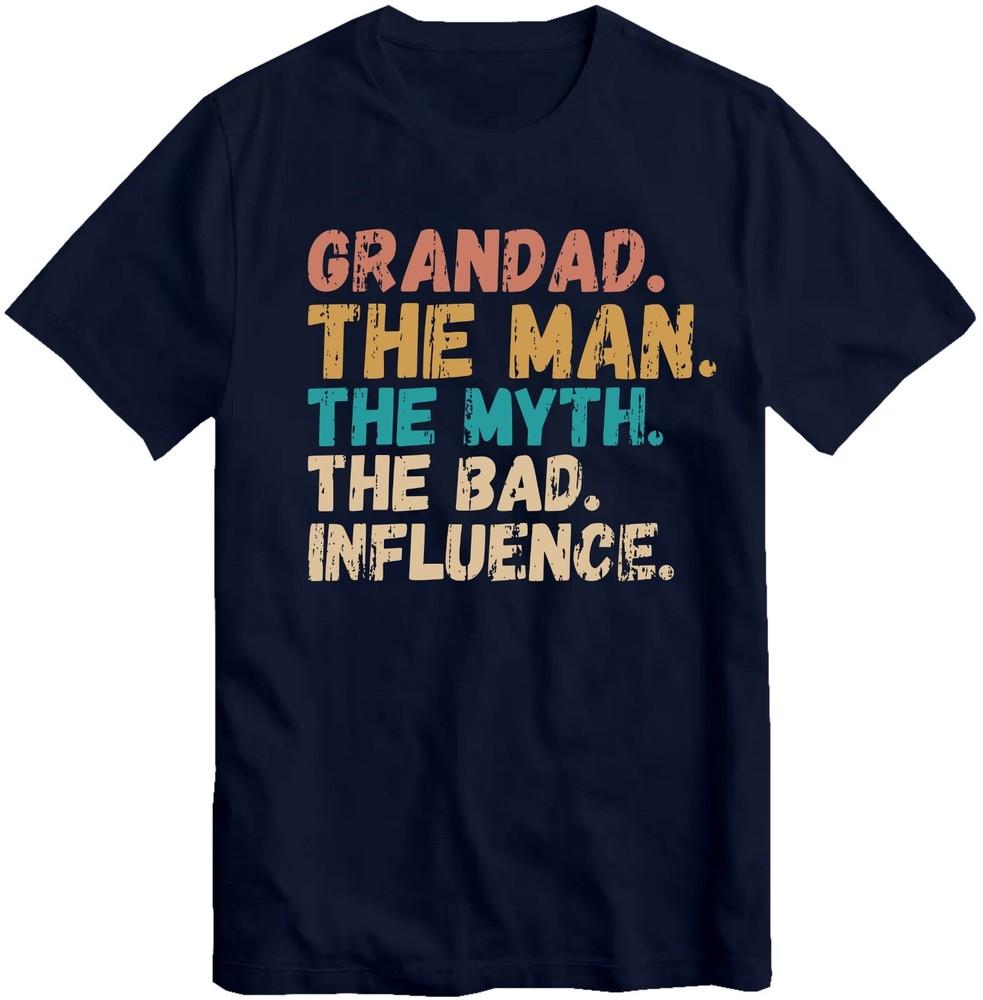 Grandad The Unisex The Myth Tshirt Best Gift For Grandfather Christmas Tee Top