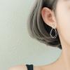 Double Layer Earrings, Versatile Earrings, Temperament, Personality, Fashionable and Simple Lines, Earrings for Women