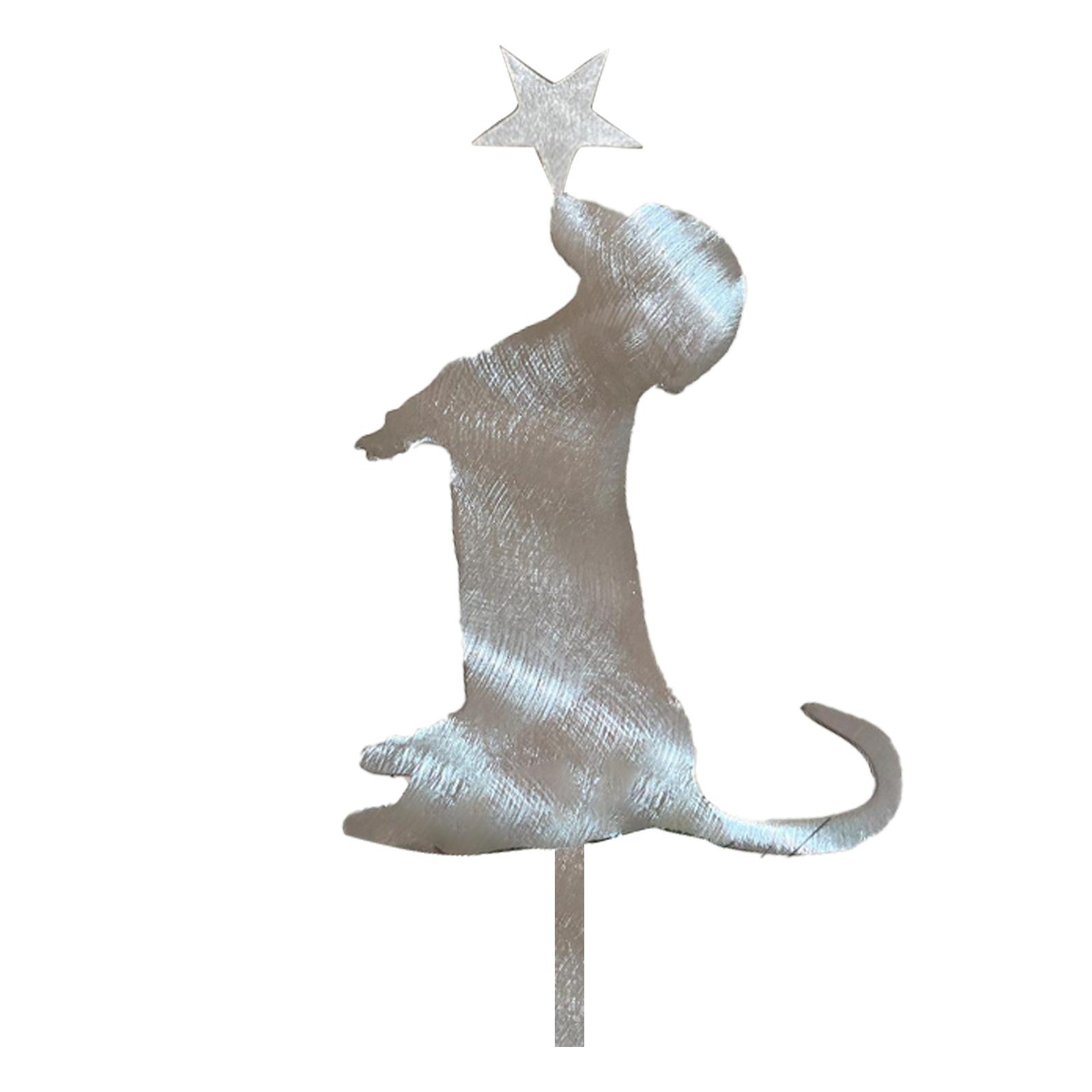 

Dachshund Dog Star Christmas Tree Topper - Adorable Iron Art Decoration For Doxie Lovers 11.8inch One Size