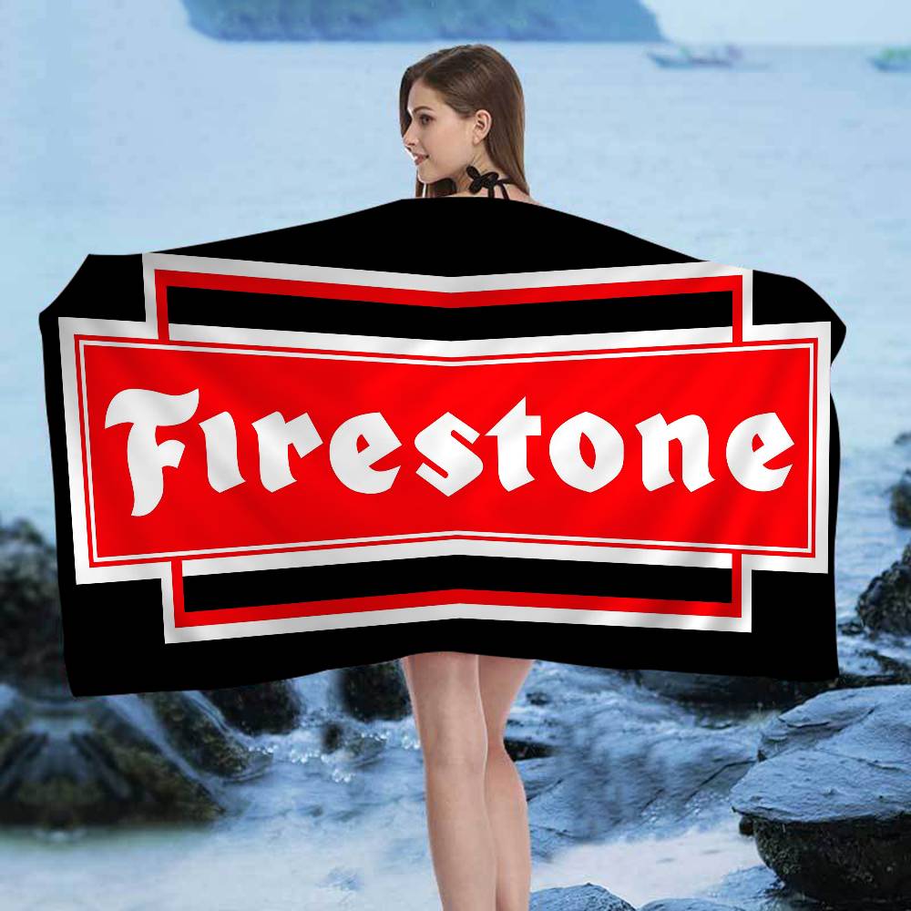 F-FirestoneS Motorcycle Microfiber Beach Towel Absorbent Quick Dry Soft Yoga Swimming Resort Mountain Climbing Towel