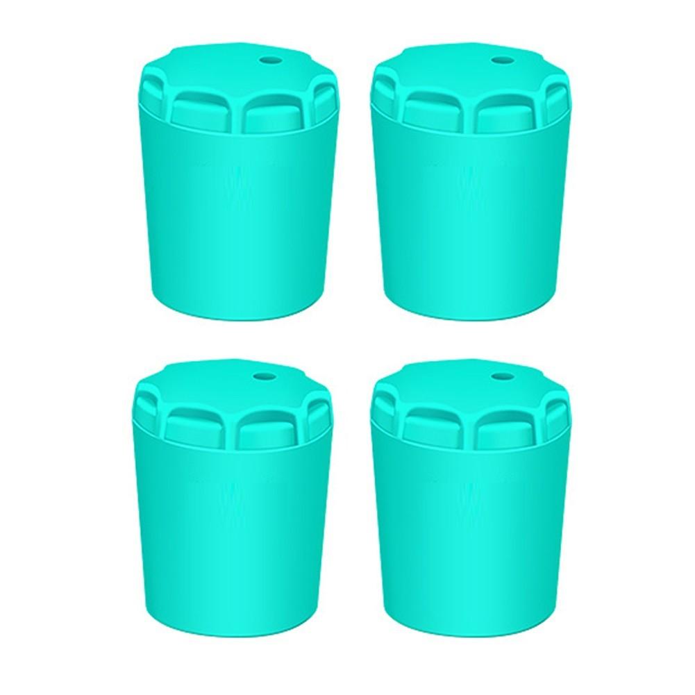 Fishing Rod End Cap Protector 4pcs Silicone Set for Lure and Bait Rods