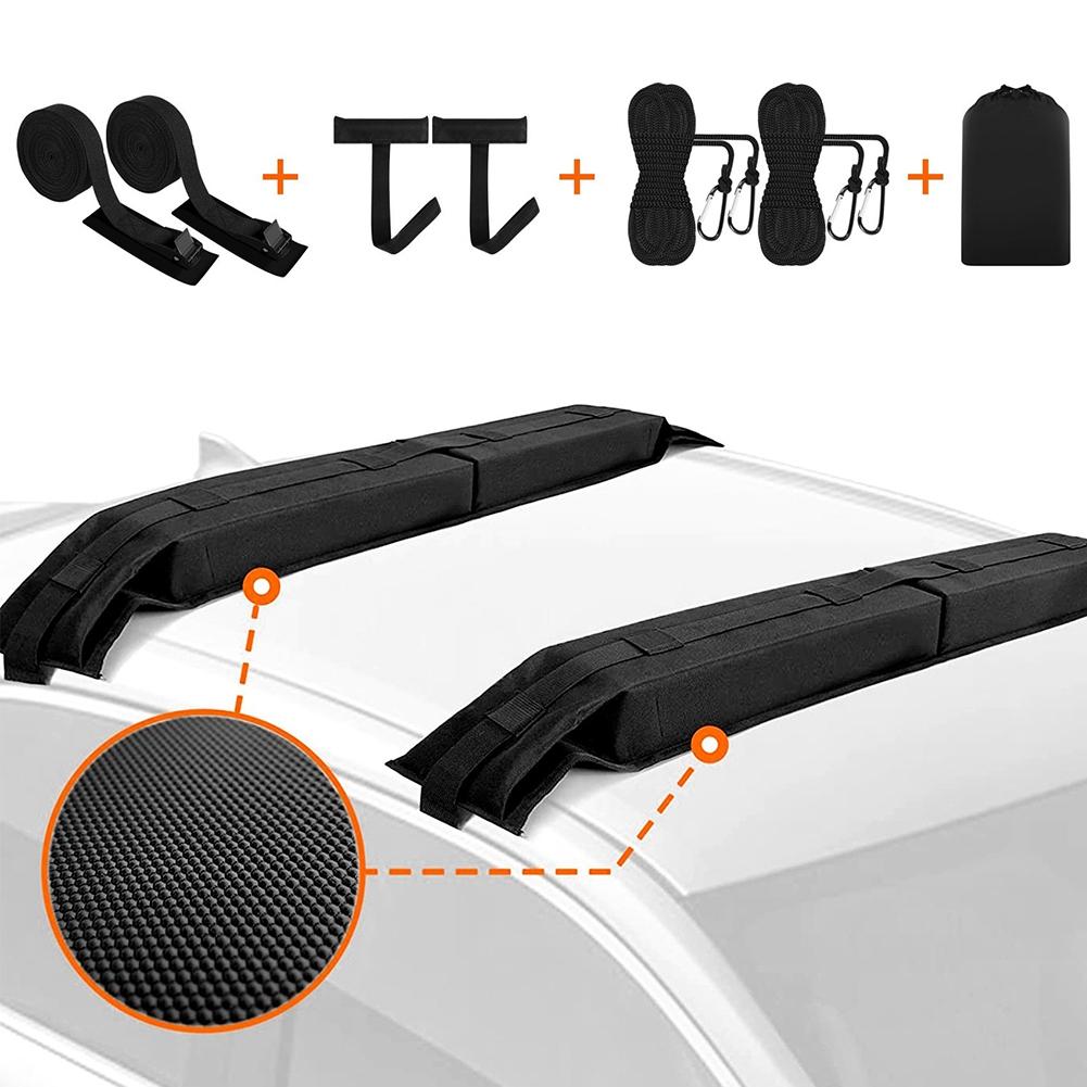 Car Soft Roof Rack Pads Luggage Carrier for Kayak Surfboard-SUP Canoe Kayak Accessories NONE