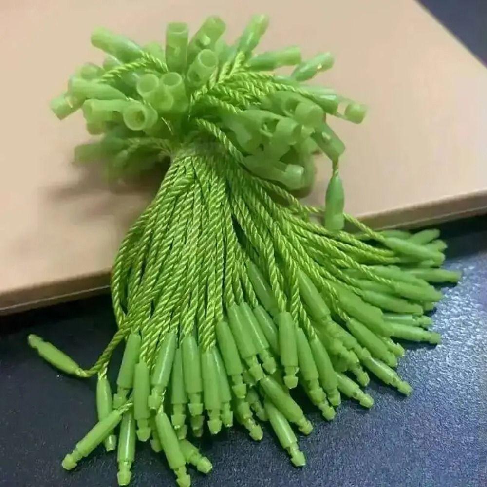 1000 Peças/lote Comprimento 8cm Corda para Etiqueta de Roupa Fixadores de Amarração de Poliéster Cordões para Etiqueta Acessórios para Etiquetas de Roupa DIY