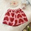 Summer Girls Shorts Baby Cute Heart Print Short Pants Cute Sweet Kids Girls Cotton Shorts Children Casual Pants