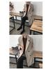 Cai Daifei 2025 Spring/Summer Women's Slim Wool Coat, Medium To Long Length, Large Sizes Available