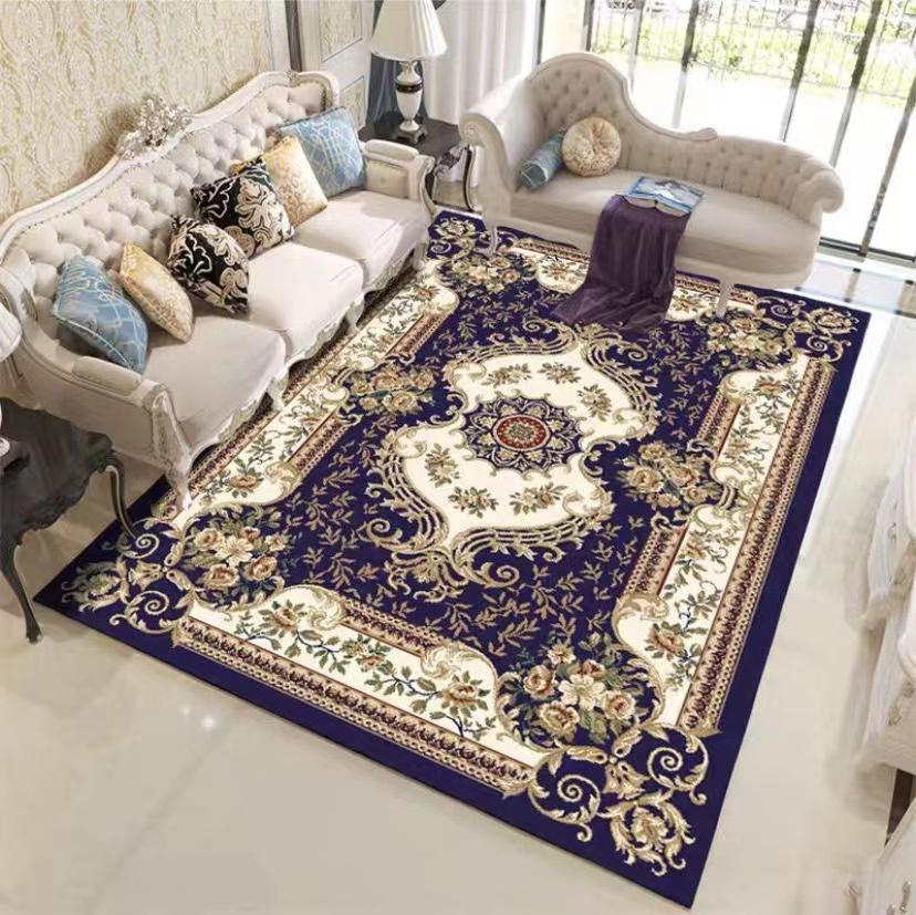 Tappeto Lussuoso Grande per Soggiorno in Stile Europeo Morbido Decorazione Ampia Area Tappetini per Pavimento Domestici Tappeto per Camera da Letto Tappetini per Pavimento Personalizzati per Divano