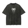 Marvel Spider-Man Bedrucktes Kurzarm-T-Shirt Lässige Sommerkleidung Herren Streetwear Herrenbekleidung Gewaschen und Alt