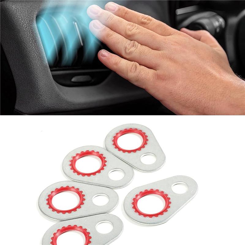 A95I-A/C O Ring Kit,Car Accessories Gasket,O Ring Assortment Kit,AC O Ring Kit,120Pcs AC Seal Kit,A/C Compressor Seal Kit