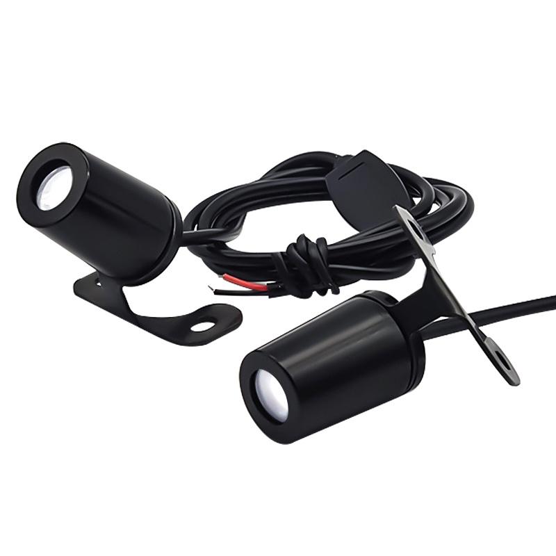 2 szt. Motocyklowy projektor świateł podwozia LED Ghost Angel Wings Light motocyklowa modyfikacja LED oświetlenie dekoracyjne