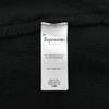 Supreme Pulover cu glugă și fermoar brodat Cina cea de Taină Negru