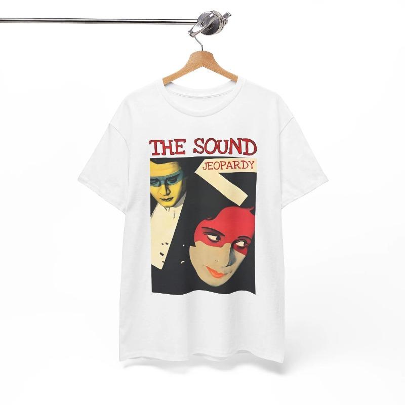 

The Sound Jeopardy Album T-Shirt 80s Post-Punk Band Tee Summer Men s and Women s Loose and Breathable T-shirt Top S