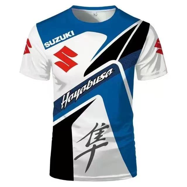 Plus Size FUGUIS T-shirt Exclusief voor Mannen, 3D Digitaal Bedrukt T-shirt met Ronde Hals en Korte Mouwen S