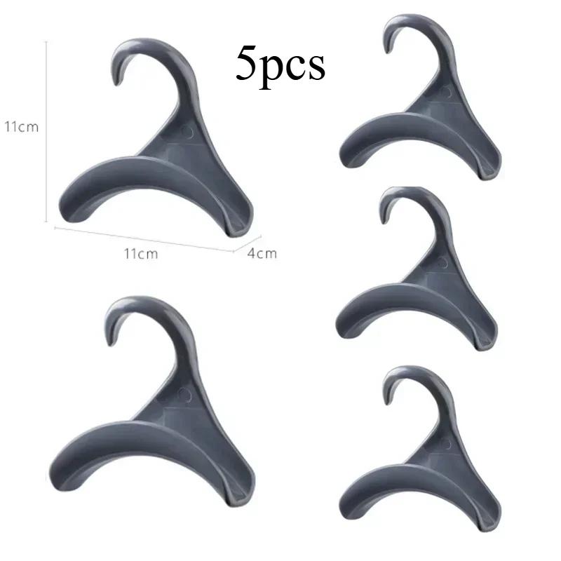 5/10 Pcs Bag Hook Handbag Arched Hook Tie Scarf Hanging Buckle Home Storage Hook Rack Hat Storage Multi-purpose Wardrobe Hook