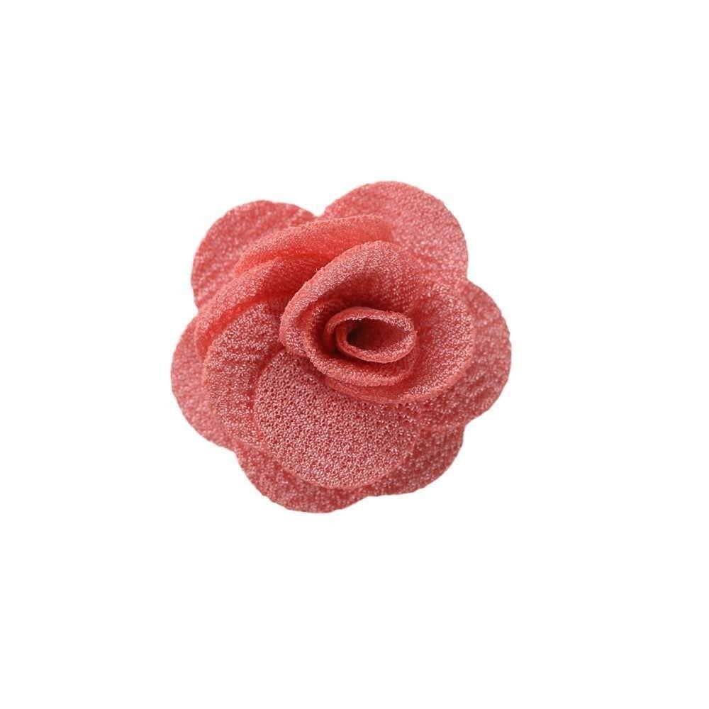 10 ADET 40mm File Gül Çiçeği File Kumaş Saç Tokası Yeni Aplike DIY Elbise Saç Şapka Ayakkabı için