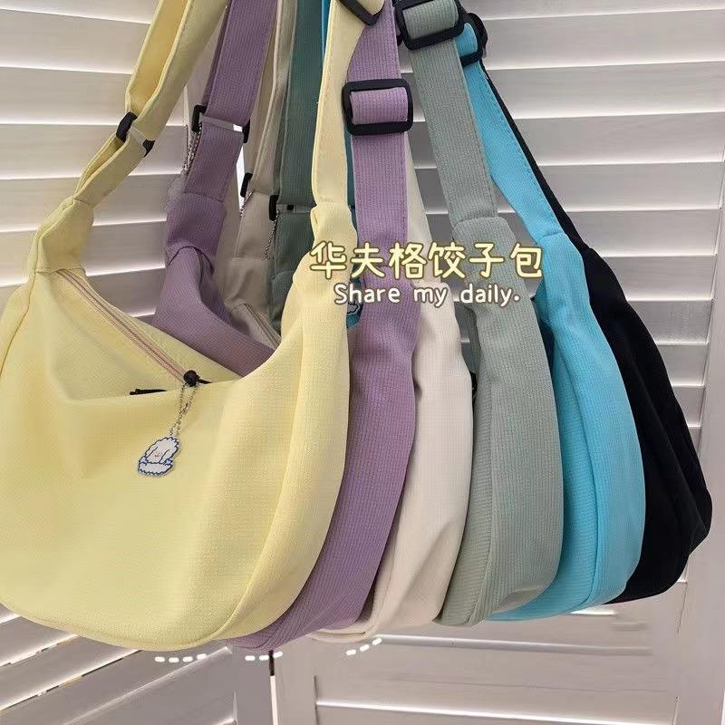 Stylish, simple and versatile, daily trend candy color, new women's shoulder messenger bag