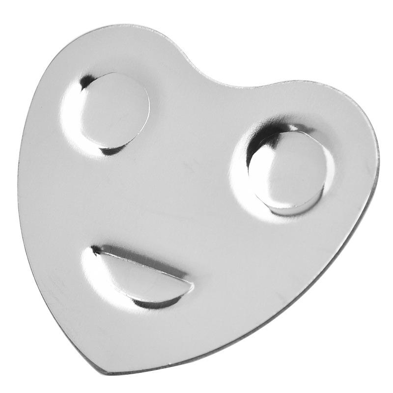 Stainless Steel Nail & Makeup Ring Palette Set