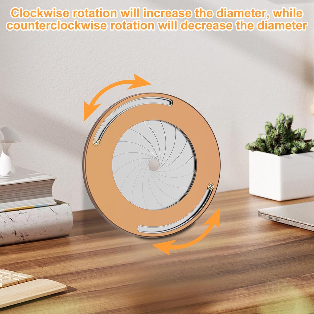Circle Drawing Tool Stainless Steel Circular Measuring Tools Rotatable Round Drawing Tools Multi-functional Plotter for Engineer
