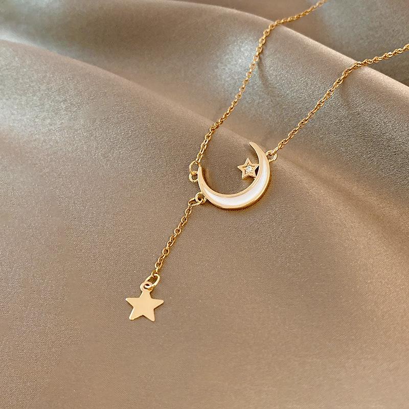 Custom 316 Stainless Steel Jewelry Gold Plated Butterfly Heart Bow Pendant Simple Zircon Necklace Jewelry for Women