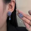 Chinese Style Orchid Earrings Sweet Pendant Earrings Ethnic Style Flower Earrings  Casual Wear
