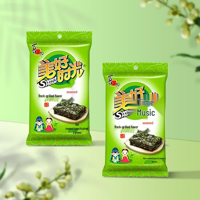 Xi Zhi Lang Good Times Rock-Roasted Seaweed Snacks