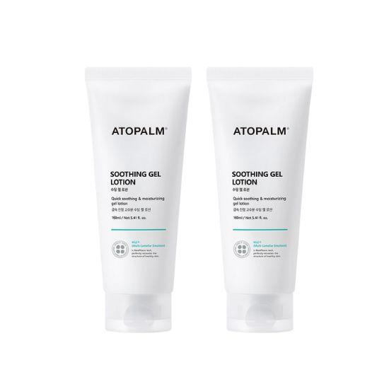 ATOPALM Soothing Gel Lotion Lightweight Hydration & Cooling Care 160ml x 2