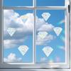 Colorful and Shiny Diamond Home Beautification and Decoration Glass Doors and Windows Static Window Stickers