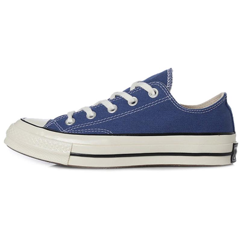 

Converse Chuck Taylor Ox чак Модный Универсальный Низкий Верх Холст Унисекс Темно-синий 35
