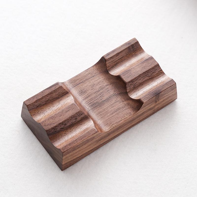 Walnut Wood Pen Holder Stand Desk Organizer Office Supply for Dip Pen Fountain Pen Rest Desk Accessories Office School Supplies